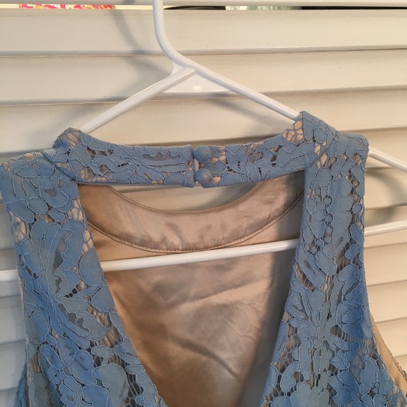 Vince Camuto High Neck Lace Dress - Picture 4 of 8